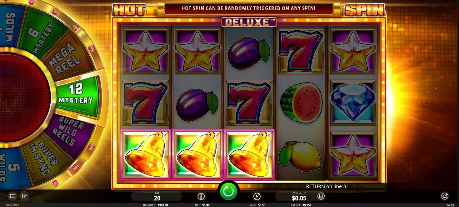 Hot Spin Deluxe Main Game