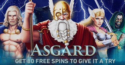 Asgard online pokie promotion