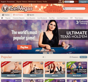 Leo Vegas Online Casino.
